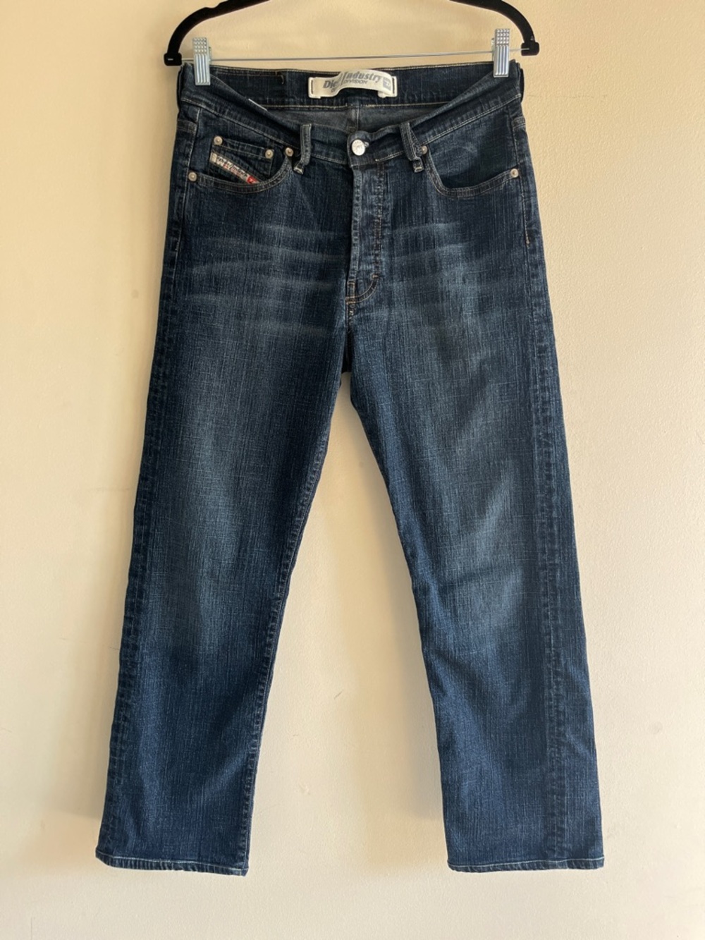 Diesel Skinny Straight Dark Blue High Mid rise Jeans